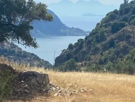 Einzeltitelfeld Mit Blick Auf Das Meer Und Den See In Der Gegend Von Gökbel