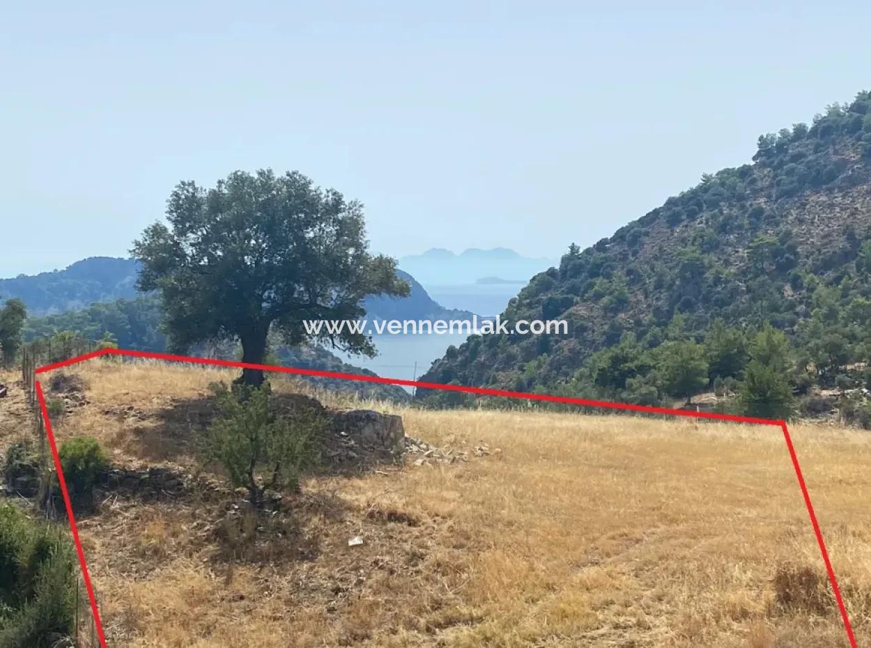 Single Title Deed Field With Sea And Lake Views In Gökbel Area